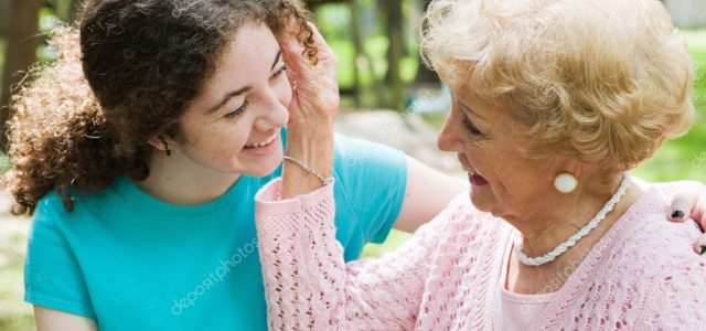 Teen girl loves her grandmother shows that when bipolar disorder in teens: Early treatment leads to better outcomes.