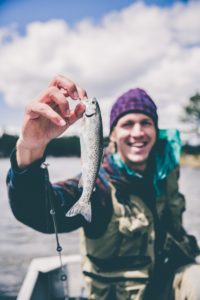 Ketamine's rapid relief of depression has helped this guy enjoy fishing.