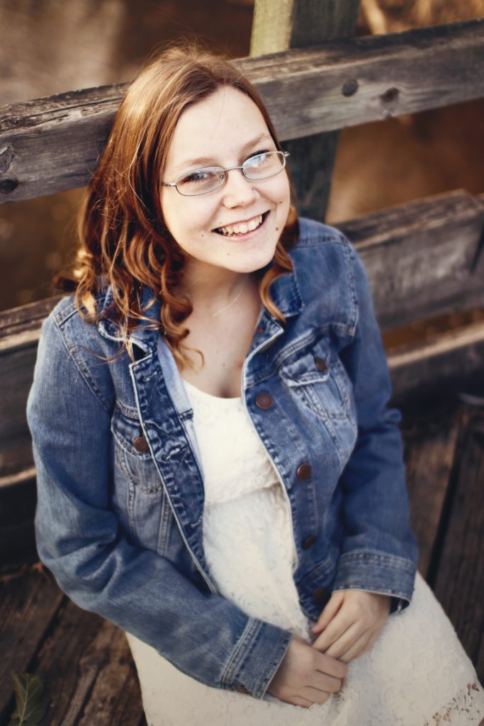 Joyful girl is celebrating the response to ketamine that changed her depression to joy.