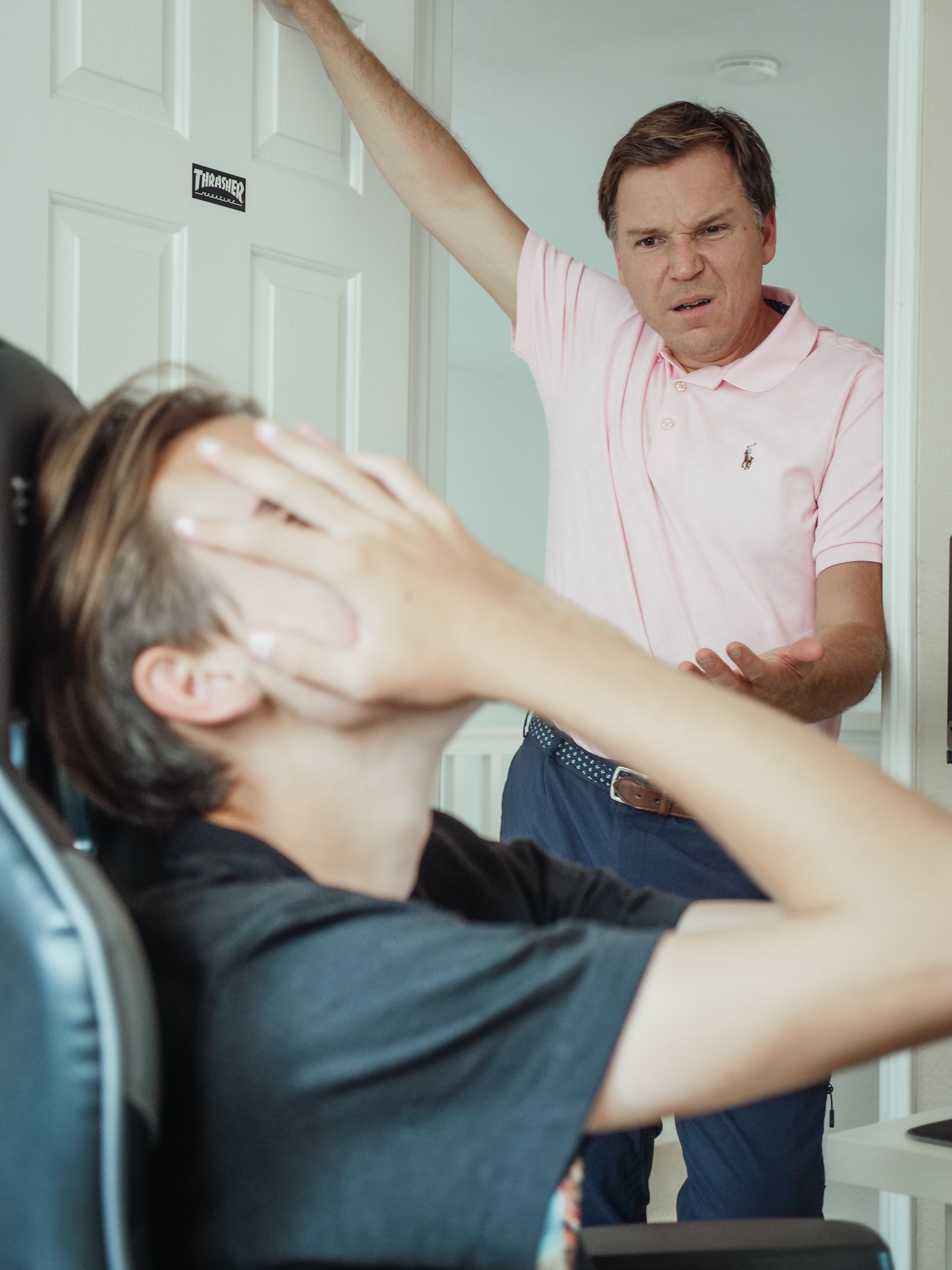 Dad worries about his son's apathy and can't seem to get through to him.